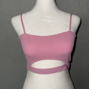 Lovers & Friends Vivi Bra‎ Knit Top in Lilac NWT Small